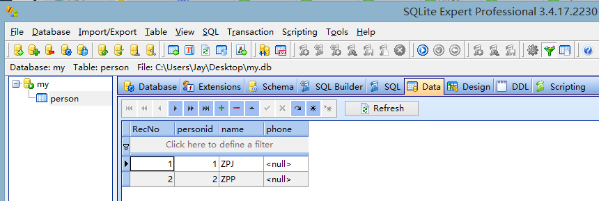 6.3.1 数据存储与访问之——初见SQLite数据库