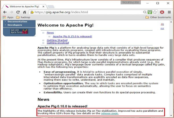 Apache Pig 安装