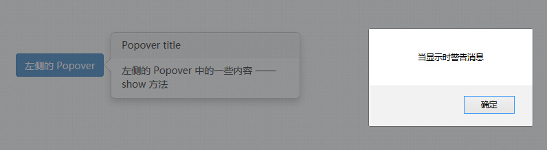 Bootstrap 弹出框（Popover）