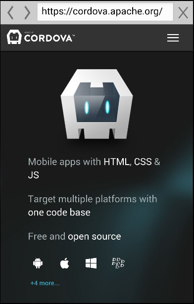 Cordova InAppBrowser