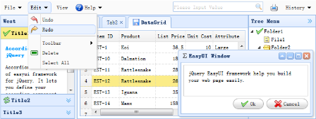 jQuery EasyUI 教程