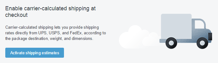 Shipping/物流设置